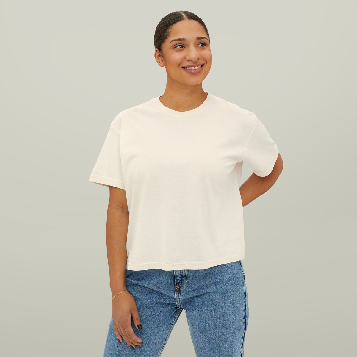 Comfort Colors womens boxy cropped tee